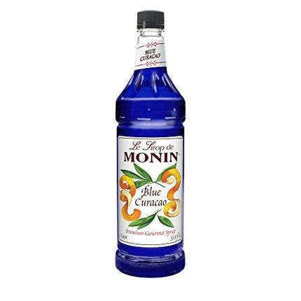 Monin Blue Curacao Flavor Syrup 1 Liter