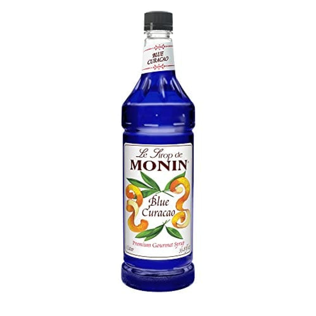 Monin Blue Curacao Flavor Syrup 1 Liter