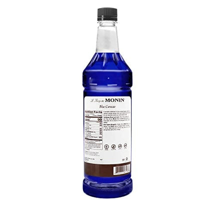Monin Blue Curacao Flavor Syrup 1 Liter