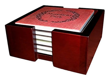 Jane Austen Books Coaster Set - Ceramic Tile with Cork Back - 6 Piece Set