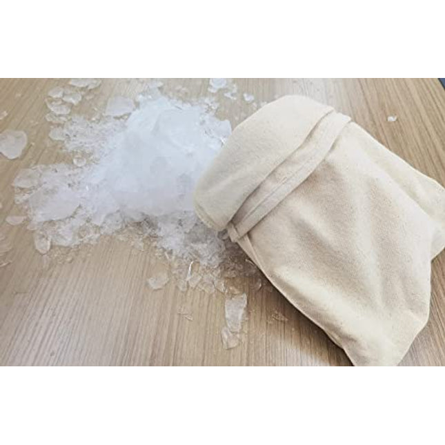 NIUTRIP 2Pcs Ice Lewis Bags for Ice Crushing- Canvas Bag for Dried ice, Bar Tools, Bartender Kit, Kitchen Accessory