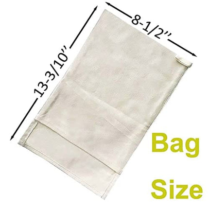 NIUTRIP 2Pcs Ice Lewis Bags for Ice Crushing- Canvas Bag for Dried ice, Bar Tools, Bartender Kit, Kitchen Accessory