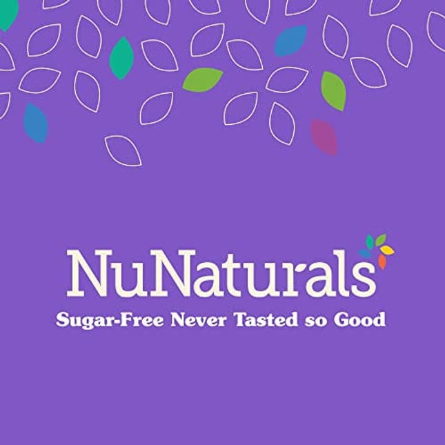 NuNaturals Stevia Syrup, Sugar-Free Sweetener, Plant-Based Sugar Substitute, Zero Calorie, Simple Syrup, 16 oz
