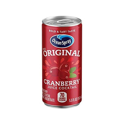 Ocean Spray Cranberry Juice Cocktail Mini Cans, 5.5 Ounce (Pack of 48)