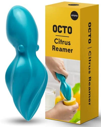 OTOTO OCTO Citrus Reamer Juicer - Weird Gifts for Home, Kitchen - BPA-free & Dishwasher Safe Octopus Citrus Orange Juicer - Multi-function Manual Juicer for Lemon, Lime & More