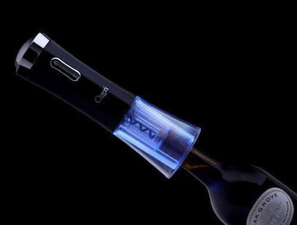 Ozeri Nouveaux Electric Removable Free Foil Cutter Wine Opener, Black