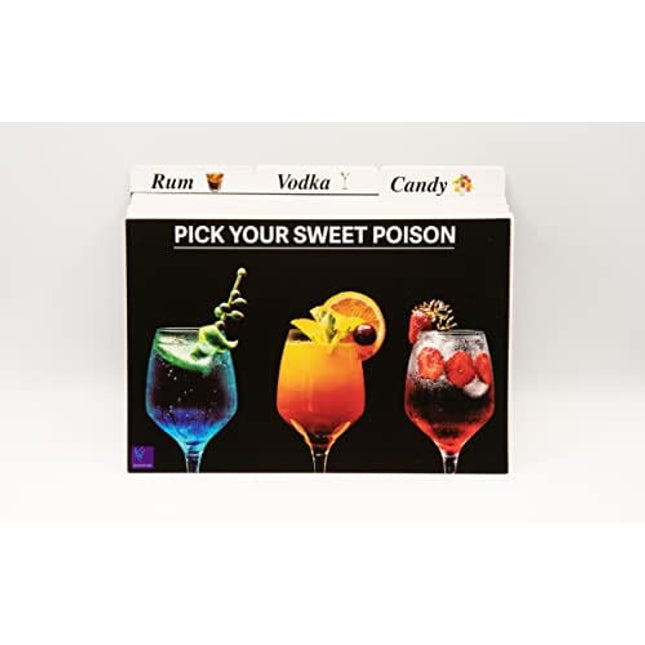 Custom Cocktail Recipe Cards - Pick Your Sweet Poison