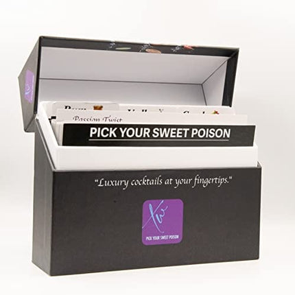 Custom Cocktail Recipe Cards - Pick Your Sweet Poison