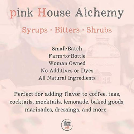 PINK HOUSE ALCHEMY Mexican Chile Simple Syrup 16 OZ Bottle - Coffee, Cocktail, Mocktail and Non Alcoholic Drinks, All-Natural, Non-GMO (MC 1)