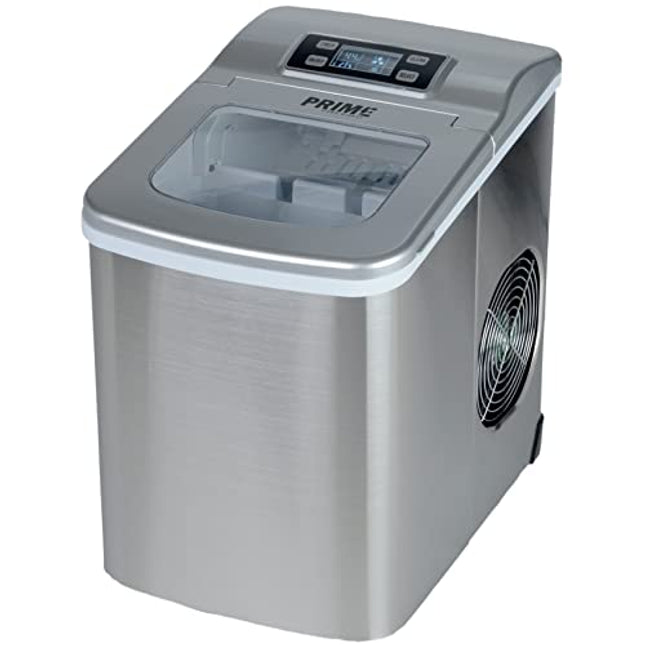 Prime Home Direct Stainless Steel Countertop Ice Maker Machine | Nugget Ice Maker | Portable Ice Maker | Self-Cleaning Ice Machine | Ice Cube Maker | Ice Makers Countertop for Home Kitchen Bar Party