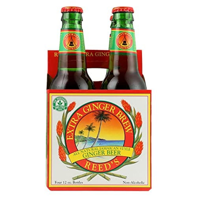 Reeds Extra Ginger Brew, 48 Ounce - 6 per case, 12 Ounce (Pack of 24)