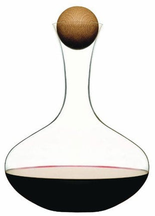 Sagaform Wine Carafe with Oak Stopper 67-Ounce