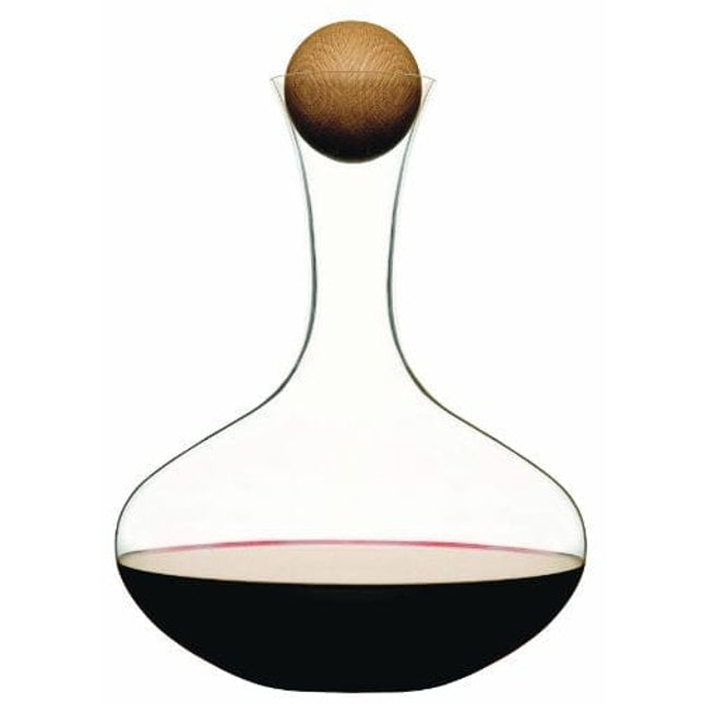 Sagaform Wine Carafe with Oak Stopper 67-Ounce