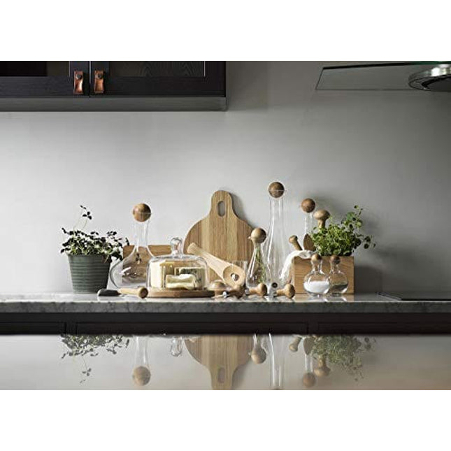 Sagaform Wine Carafe with Oak Stopper 67-Ounce