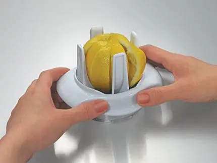 Simposh Lemon & Lime Wedge Slicer Cutter to Garnish Food Drink Corona Beer Tea Cocktails Oysters and More | Enjoy Slices of Lemon and Lime Wedges in Seconds