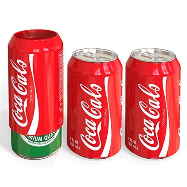 Skywin Silicone Can Sleeve (3 Pack) - Can Cover can Hides Can by Disguising it as a Can of Soda (Red)