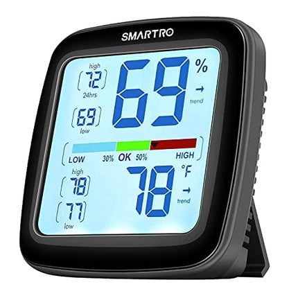 SMARTRO SC42 Professional Digital Hygrometer Indoor Thermometer Room Humidity Gauge & Pro Accuracy Calibration