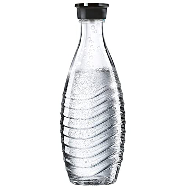 SodaStream Glass Carbonating Carafe (Aqua Fizz, Crystal, Penguin Machines Only)