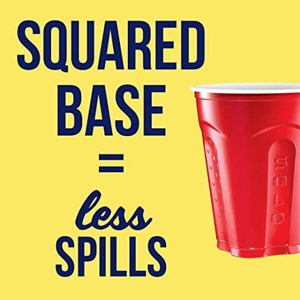 SOLO Cup Company Small Red Plastic Party Cups, 9 Ounce, 300 Count (ASQ950-20004)