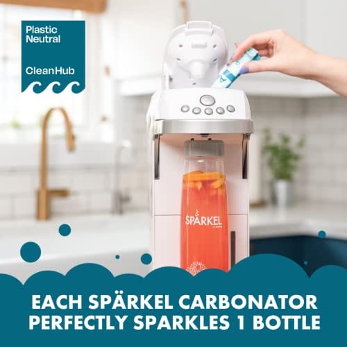 Spärkel Beverage System (Seafoam) - Sparkling Water and Soda Maker - A ...