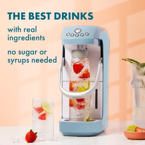 Spärkel Beverage System (Seafoam) - Sparkling Water and Soda Maker - A ...