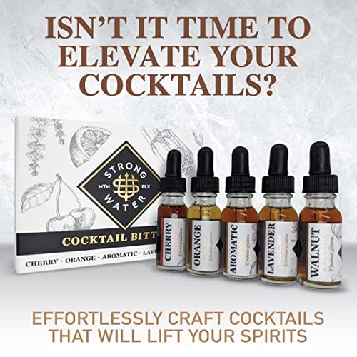 Strongwater Original Cocktail Bitters Sampler - Cocktail Bitters Set M ...