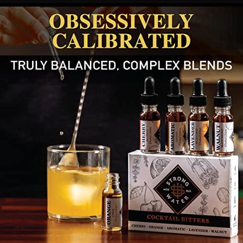 Strongwater Original Cocktail Bitters Sampler - Cocktail Bitters Set M ...