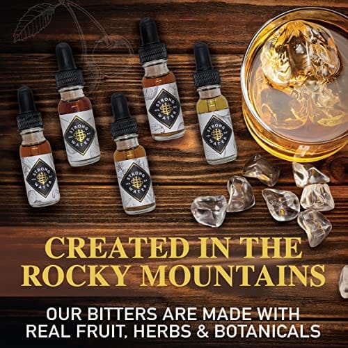 Strongwater Original Cocktail Bitters Sampler - Cocktail Bitters Set M ...
