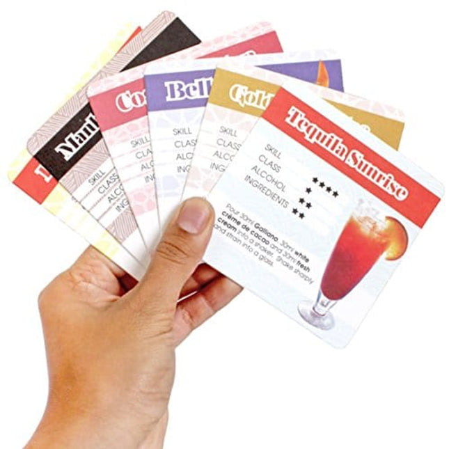 SUCK UK Cocktail Recipe Drink Mats