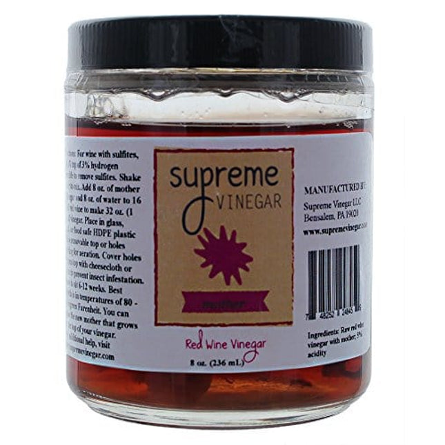 Supreme Red Wine Mother of Vinegar (8 oz)
