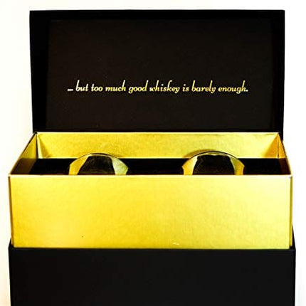 Symposium Crafts Set of 2 Handcrafted .308 Bullet Glasses | Premium Gift Box | Designed in America | 10oz Tumbler