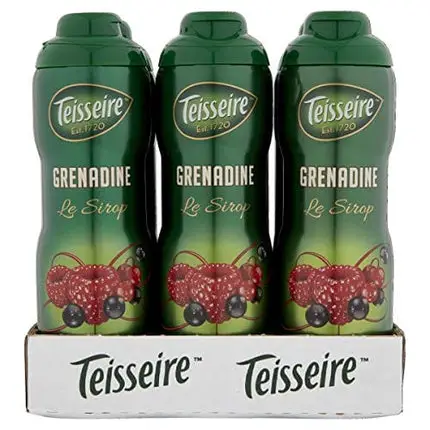 Teisseire Grenadine French Syrup Grenadine concentrate Large bottle 750ml 20fl.oz