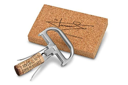 The Durand® two part device to successfully remove older and fragile wine corks whole and intact.