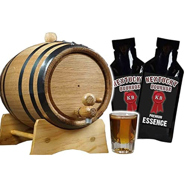 Thousand Oaks Barrel Co. - Kentucky Bourbon Whiskey Making Kit – Make & Age Spirits in a Oak Cask - Keg Aged Whisky Rum Wine Beer Gin – Oak Barrel Bootleg Kit