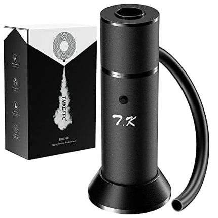 TMKEFFC Smoking Gun Portable Smoker Infuser, Handheld Cocktail Smoke Food Smoker for Meat, Sous Vide, Drinks, Cheese, Cup Cover and Wood Chips Included, Black