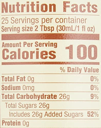 Torani Puremade Syrup, Cane Sugar, 25.4 Ounces (Pack of 4)