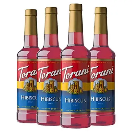 Torani Syrup, Hibiscus, 25.4 Ounces (Pack of 4)