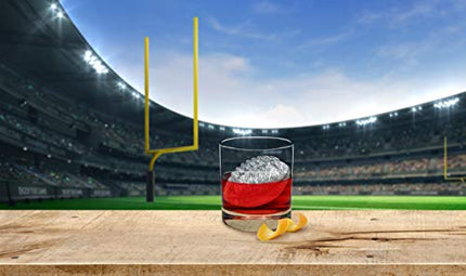 Tovolo Football Ice Molds (Set of 2) - Slow-Melting, Leak-Free, Reusable, & BPA-Free Craft Ice Molds For Game Day/Great For Whiskey, Cocktails, Coffee, Soda, Fun Drinks, And Gifts