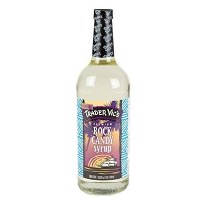 Trader Vic's Premium Syrup, Rock Candy, 33.8 Ounces (Pack of 2)