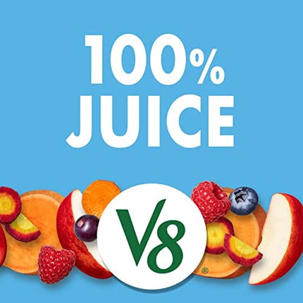 V8 Blends 100% Juice Acai Mixed Berry Juice, Fruit and Vegetable Juice Blend, 46 Ounce Bottle (Pack Of 6)