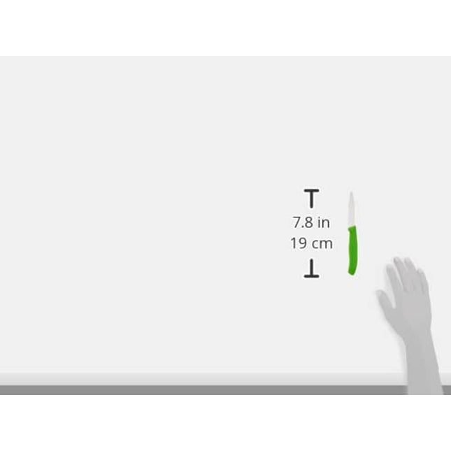 Victorinox 4-Piece Set of 3.25 Inch Swiss Classic Paring Knives with Straight Edge, Spear Point, 3.25", Pink/Green/Yellow/Orange