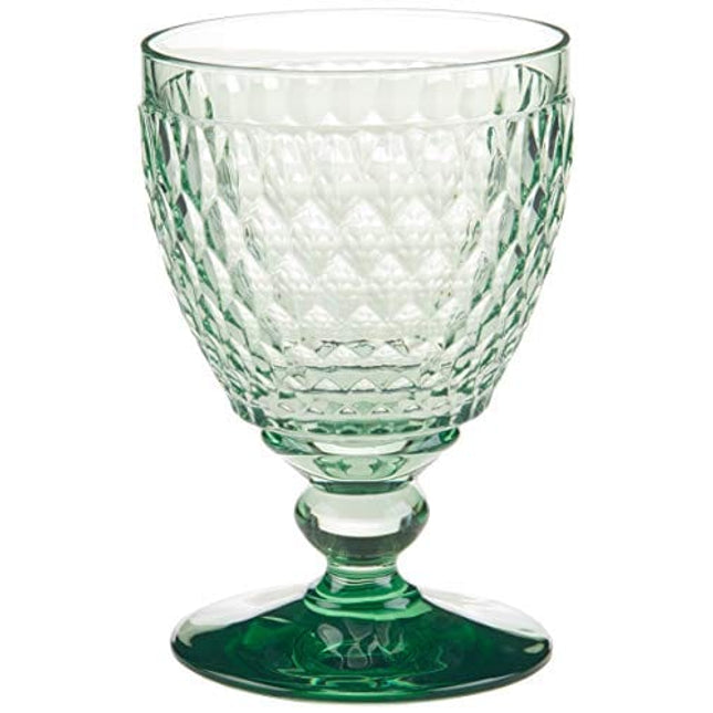 Boston Wine Goblet Set of 4 by Villeroy & Boch,Crystal - Green