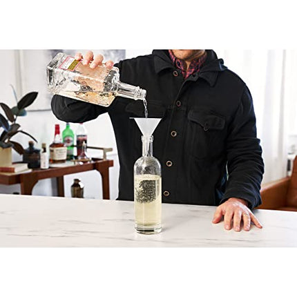 Viski Alchemi Spirit Infusion Kit for Liquor, Gin, Vodka, Whiskey, Rum, Tequila Infuser, Customize Craft Cocktails, Stainless Steel, Set of 1