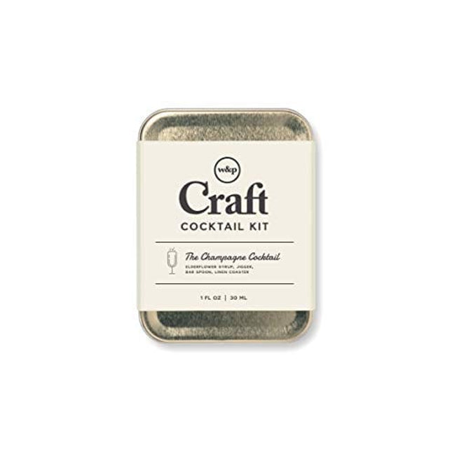 W&P Craft Cocktail Kit, Champagne Cocktail, Portable Kit for Drinks on the Go, Carry On Cocktail Kit, Makes A Great Gift