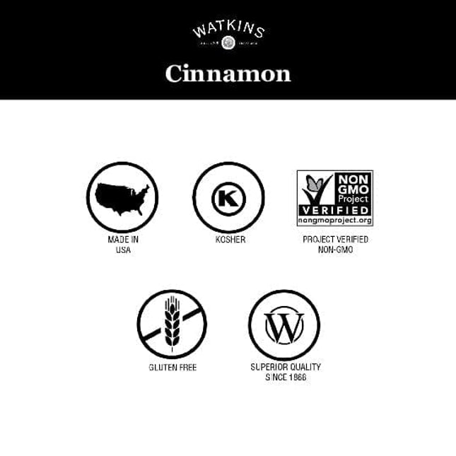 Watkins Gourmet Spice Tin, Pure Ground Cinnamon, 6 oz. Tin, 1-Count