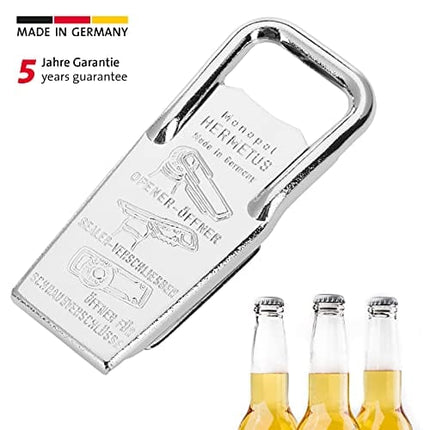 Westmark Germany Hermetus Steel 3-in-1 Resealer Beer Bottle Opener