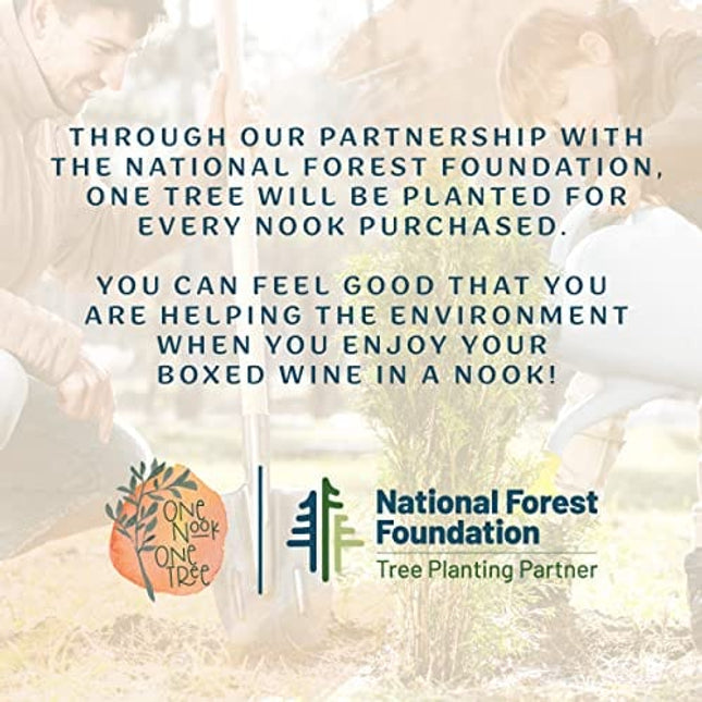 Wine Nook Decorative Box Wine Dispenser Cocktail Beverage Dispenser Wine Storage Holder for Kitchen Bar Countertop, Wine Carrier and Wine Party, Black, 3 Liters, Chalk Included