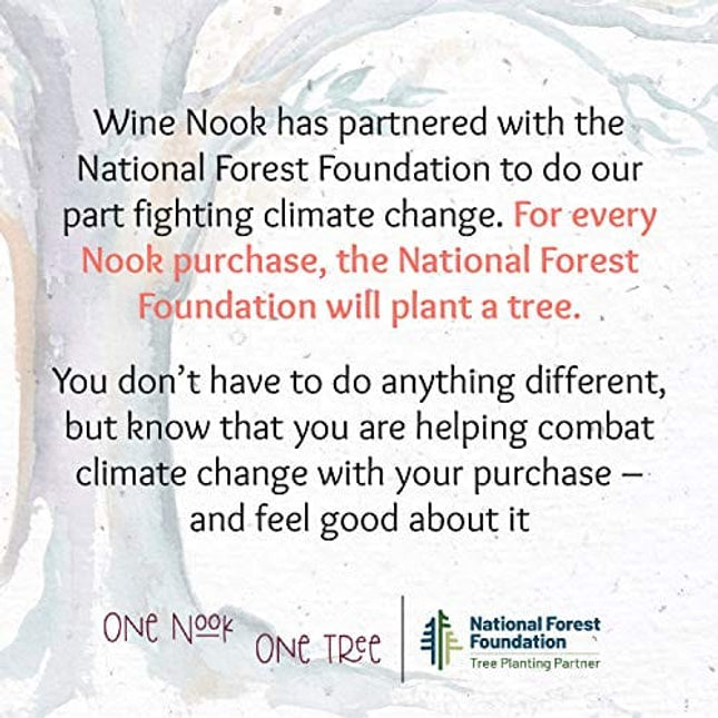 Wine Nook Wooden Wine Cocktail Box Dispenser, Decorative, Naturally Insulated, Fillable Ice Pack Beverage Bag, chalk included (American Black Walnut) 3 Liter