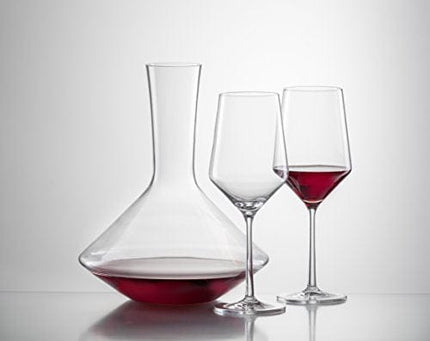 Zwiesel Glas Pure Tritan Crystal Stemware Collection Glassware, 4 Count (Pack of 1), Cabernet/All Purpose, Red or White Wine Glassy, 18.2oz