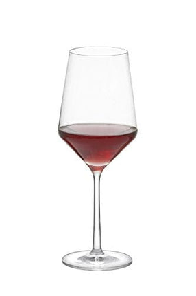 Zwiesel Glas Pure Tritan Crystal Stemware Collection Glassware, 4 Count (Pack of 1), Cabernet/All Purpose, Red or White Wine Glassy, 18.2oz